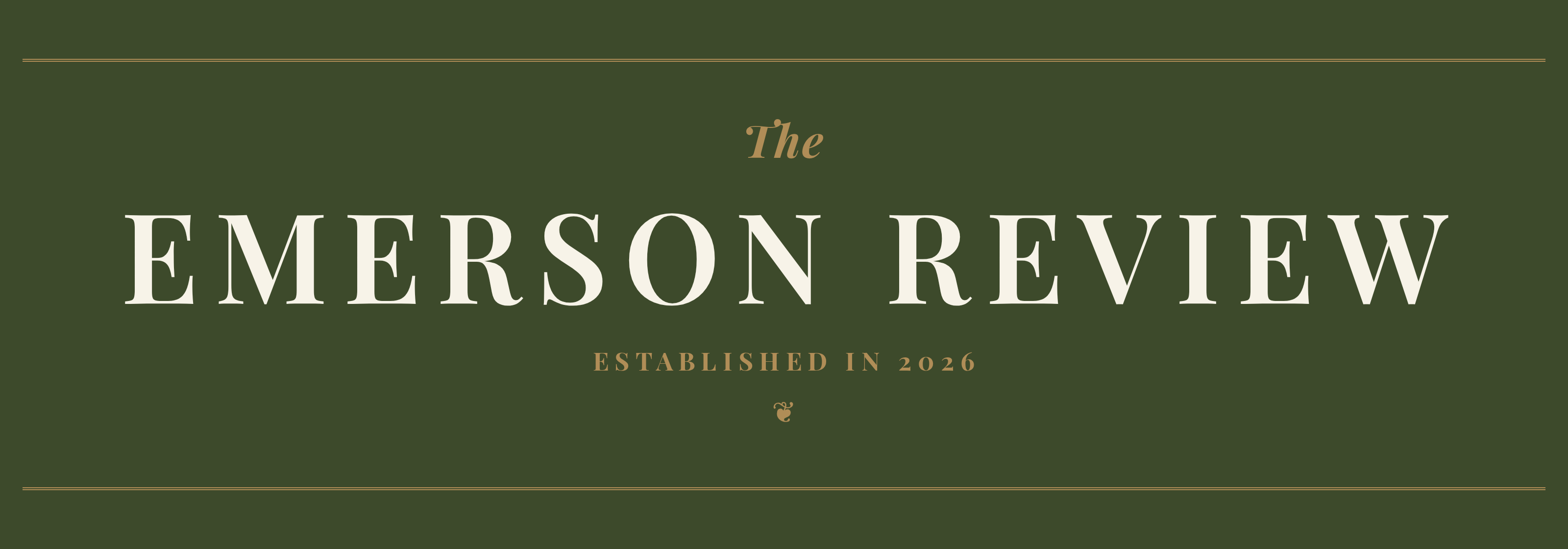 The Emerson Review official wordmark